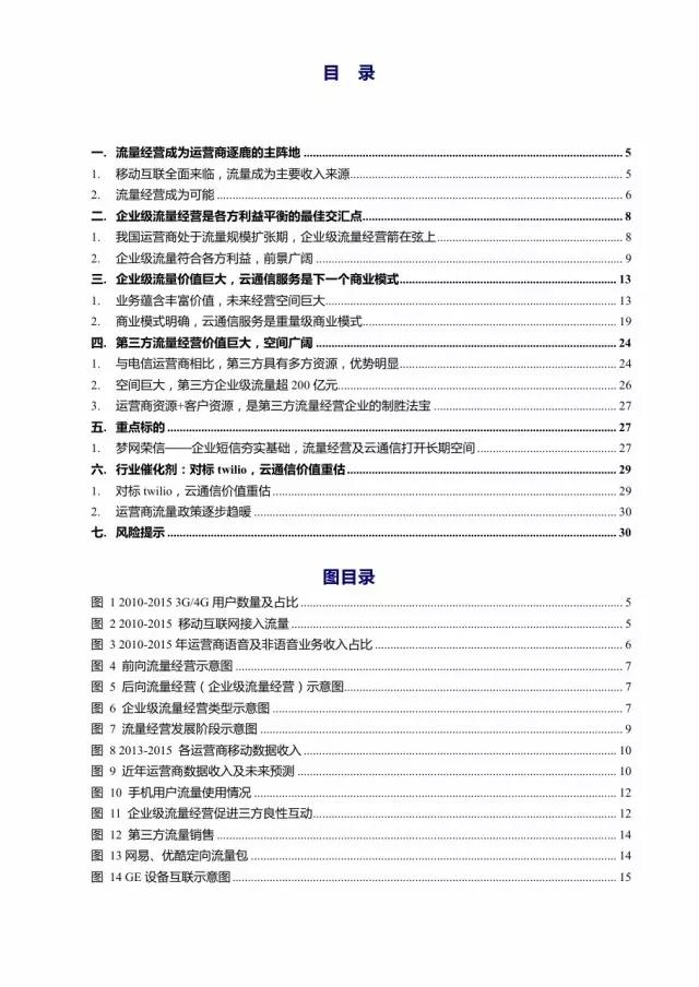企業(yè)級流量經(jīng)營報告