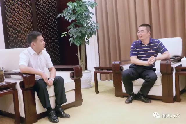德興市委書(shū)記劉瑞英、市長(zhǎng)郭峰會(huì)見(jiàn)舒騁